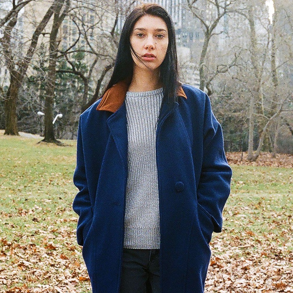 Wool Unisex Peacoat